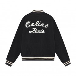 Back Logo Baseball Jacket
