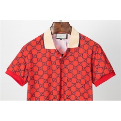 Double G Monogram Print Polo Shirt