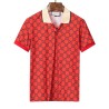 Double G Monogram Print Polo Shirt