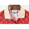 Double G Monogram Print Polo Shirt