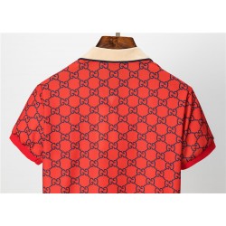 Double G Monogram Print Polo Shirt