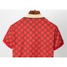 Double G Monogram Print Polo Shirt