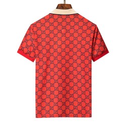 Double G Monogram Print Polo Shirt