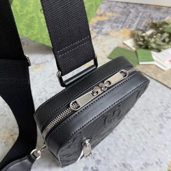 Double G Embossed Sling Backpack