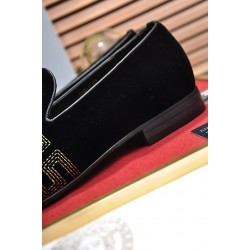 Studded Greca Loafers (Men's)