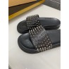 C*L Croc Embossed Mules With Spikes