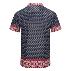 Multicolor Patterned Silk Shirt