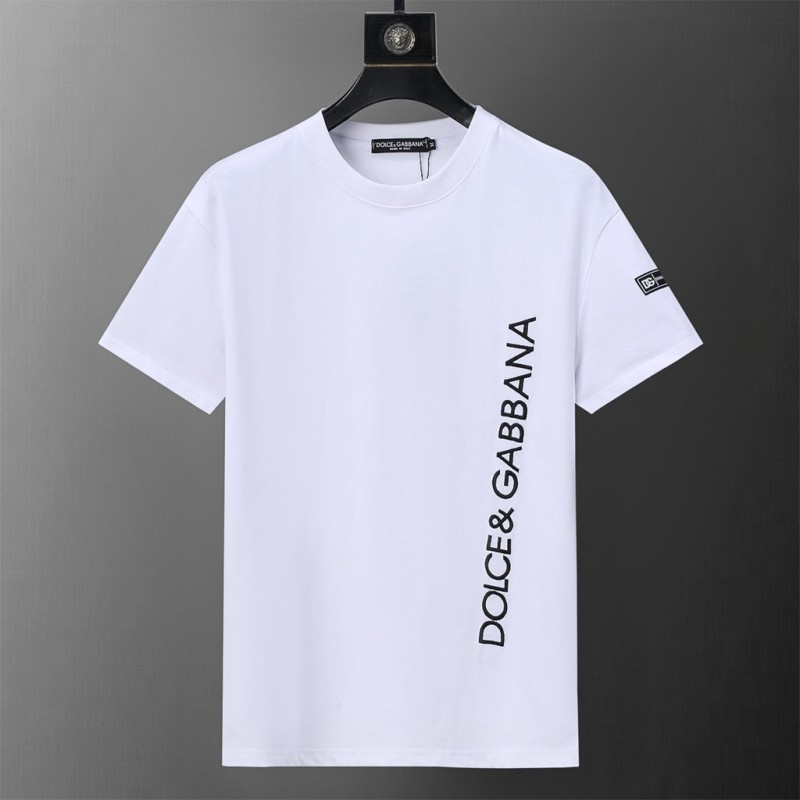 Vertical Embroidered Logo T-shirt