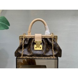 Monogram Clutch Top Handle