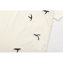 Penguins Embroidered T-shirt