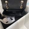 Quilted Patent Leather Small Flap Bag