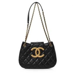 Quilted CC Messenger Bag