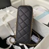 Mini Flap Bag In Leather