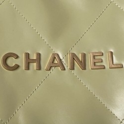 Small Handbag Shiny Leather Gold-Tone Metal