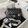 Square Single Flap Quilted Mini
