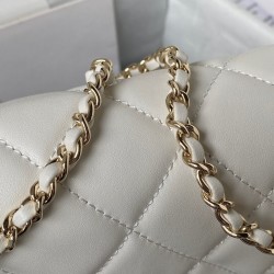 Quilted Pearl CC Flap Clutch