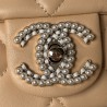 Quilted Pearl CC Flap Clutch