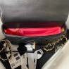 Heart Small Flap Bag Gold Hardware