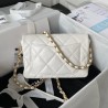 Heart Small Flap Bag Gold Hardware