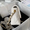 Heart Small Flap Bag Gold Hardware