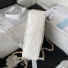 Heart Small Flap Bag Gold Hardware