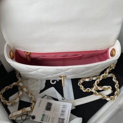 Heart Small Flap Bag Gold Hardware