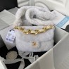 Shearling Two-Way Flap Bag