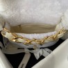 Shearling Two-Way Flap Bag