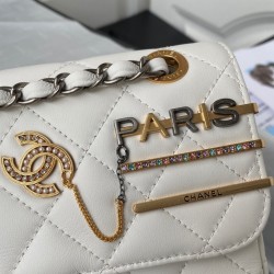 Small Flap Pearls Bag