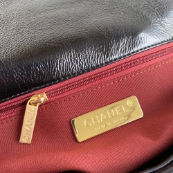 19 Flap Bag Large In Leather