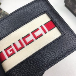 Double G Logo & Web Stripes Wallet