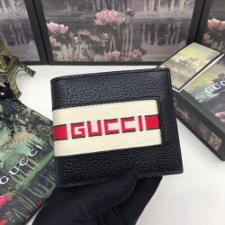 Double G Logo & Web Stripes Wallet