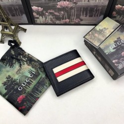 Double G Logo & Web Stripes Wallet