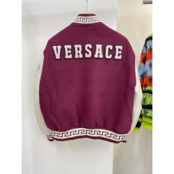 Patterned College Coat Bomber Jacket