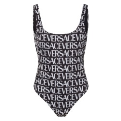 Printed Logo One-Piece Swmisuit