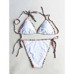 Vintage Check Bikini Swmisuit