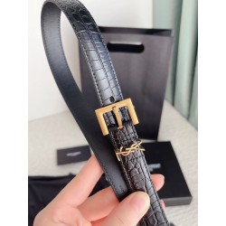 Monogram Crocodile Belt