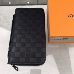 Black Damier Infini Zippy Wallet
